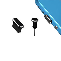 Type-C Anti Dust Cap USB-C Plug Cover Protector Plugy Universal H15 for Xiaomi Redmi Note 11 4G 2022 Black