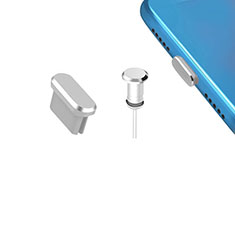 Type-C Anti Dust Cap USB-C Plug Cover Protector Plugy Universal H15 for Apple iPhone 15 Plus Silver