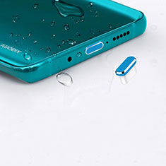 Type-C Anti Dust Cap USB-C Plug Cover Protector Plugy Universal H16 for Xiaomi Redmi Note 11 4G 2022 Blue
