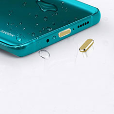 Type-C Anti Dust Cap USB-C Plug Cover Protector Plugy Universal H16 for Xiaomi Redmi Note 10 4G Gold