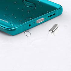 Type-C Anti Dust Cap USB-C Plug Cover Protector Plugy Universal H16 for Sharp Aquos R6 Silver