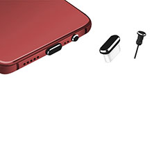 Type-C Anti Dust Cap USB-C Plug Cover Protector Plugy Universal H17 for Huawei P Smart+ Plus Black