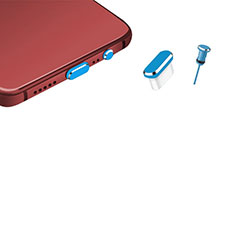 Type-C Anti Dust Cap USB-C Plug Cover Protector Plugy Universal H17 for Oppo Reno Z Blue