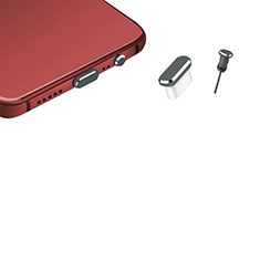 Type-C Anti Dust Cap USB-C Plug Cover Protector Plugy Universal H17 for Accessoires Telephone Portefeuille En Cuir Dark Gray