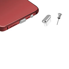 Type-C Anti Dust Cap USB-C Plug Cover Protector Plugy Universal H17 for Vivo iQOO Z6 5G Silver