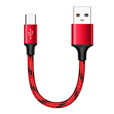 Type-C Charger USB Data Cable Charging Cord Android Universal 25cm S04 for Apple iPad Pro 11 (2021) Red