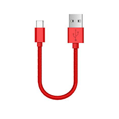 Type-C Charger USB Data Cable Charging Cord Android Universal 30cm S05 for Apple iPhone 15 Plus Red