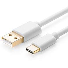 Type-C Charger USB Data Cable Charging Cord Android Universal T01 for Huawei Mediapad T3.10.0 AGS-L09 AGS-W09 White