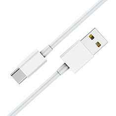 Type-C Charger USB Data Cable Charging Cord Android Universal T05 for Samsung Galaxy F42 5G White