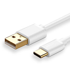 Type-C Charger USB Data Cable Charging Cord Android Universal T11 for Apple iPhone 15 White