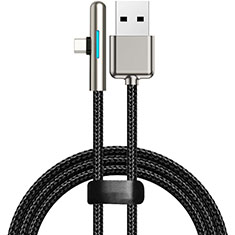 Type-C Charger USB Data Cable Charging Cord Android Universal T25 for Oppo A16K Black