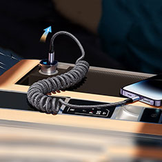 Type-C USB-C to Lightning USB Cable Adapter H02 for Apple iPad Pro 12.9 (2021) Dark Gray