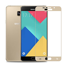 Ultra Clear Full Screen Protector Tempered Glass F02 for Samsung Galaxy A9 (2016) A9000 Gold