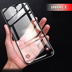 Ultra Clear Full Screen Protector Tempered Glass F22 for Apple iPhone Xs Black