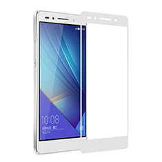 Ultra Clear Full Screen Protector Tempered Glass for Huawei Honor 7 White