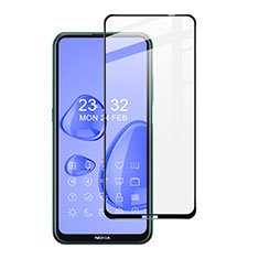 Ultra Clear Full Screen Protector Tempered Glass for Nokia X10 Black