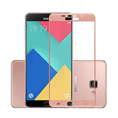 Ultra Clear Full Screen Protector Tempered Glass for Samsung Galaxy A7 (2016) A7100 Rose Gold