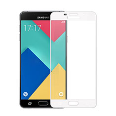 Ultra Clear Full Screen Protector Tempered Glass for Samsung Galaxy A9 (2016) A9000 White