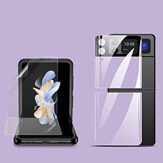 Ultra Clear Screen Protector Front and Back Film S01 for Samsung Galaxy Z Flip4 5G Clear