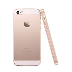 Ultra Slim Transparent Gel Soft Cover for Apple iPhone 5S Pink