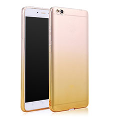 Ultra Slim Transparent Gradient Soft Case for Xiaomi Mi 5C Yellow