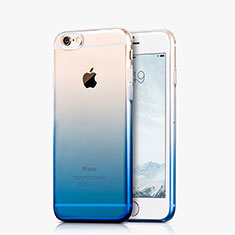 Ultra Slim Transparent Gradient Soft Case Z01 for Apple iPhone 6 Plus Blue