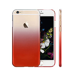 Ultra Slim Transparent Gradient Soft Case Z01 for Apple iPhone 6 Plus Red