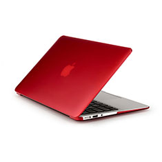 Ultra Slim Transparent Matte Finish Cover for Apple MacBook Air 11 inch Red