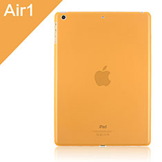 Ultra Slim Transparent Plastic Cover for Apple iPad Air Orange