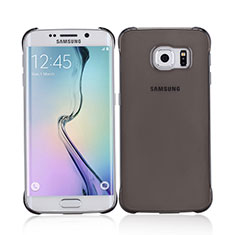Ultra Slim Transparent Plastic Cover for Samsung Galaxy S6 Edge SM-G925 Gray