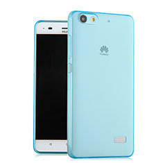 Ultra Slim Transparent TPU Soft Case for Huawei Honor 4C Blue