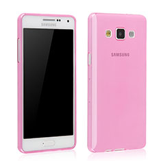 Ultra Slim Transparent TPU Soft Case for Samsung Galaxy Grand 3 G7200 Pink