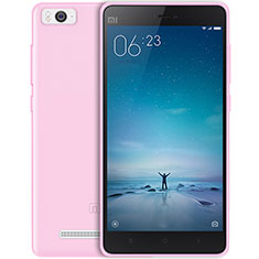 Ultra Slim Transparent TPU Soft Case for Xiaomi Mi 4C Pink