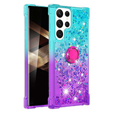 Ultra-thin Silicone Gel Gradient Soft Case Cover Y04B for Samsung Galaxy S24 Ultra 5G Mixed