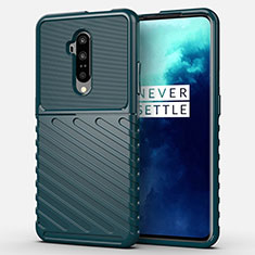 Ultra-thin Silicone Gel Soft Case 360 Degrees Cover A01 for OnePlus 7T Pro 5G Green