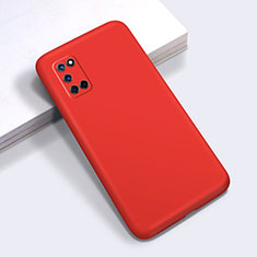 Ultra-thin Silicone Gel Soft Case 360 Degrees Cover C01 for Oppo A92 Red