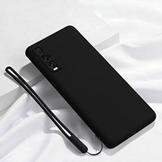 Ultra-thin Silicone Gel Soft Case 360 Degrees Cover C01 for Oppo Find X2 Black