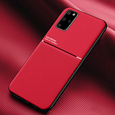 Ultra-thin Silicone Gel Soft Case 360 Degrees Cover C01 for Samsung Galaxy S20 Plus Red