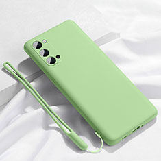 Ultra-thin Silicone Gel Soft Case 360 Degrees Cover C02 for Oppo Reno4 5G Cyan