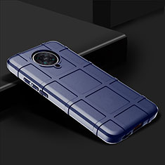 Ultra-thin Silicone Gel Soft Case 360 Degrees Cover C02 for Xiaomi Poco F2 Pro Blue