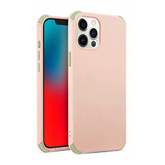 Ultra-thin Silicone Gel Soft Case 360 Degrees Cover C03 for Apple iPhone 12 Pro Max Pink