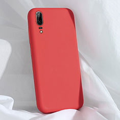 Ultra-thin Silicone Gel Soft Case 360 Degrees Cover C03 for Huawei P20 Red