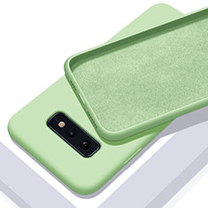 Ultra-thin Silicone Gel Soft Case 360 Degrees Cover C03 for Samsung Galaxy S10e Green