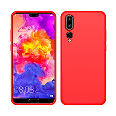 Ultra-thin Silicone Gel Soft Case 360 Degrees Cover C05 for Huawei P20 Pro Red