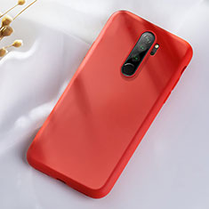 Ultra-thin Silicone Gel Soft Case 360 Degrees Cover C05 for Xiaomi Redmi Note 8 Pro Red