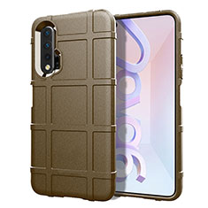 Ultra-thin Silicone Gel Soft Case 360 Degrees Cover C06 for Huawei Nova 6 5G Brown