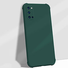 Ultra-thin Silicone Gel Soft Case 360 Degrees Cover C06 for Oppo Reno4 5G Green