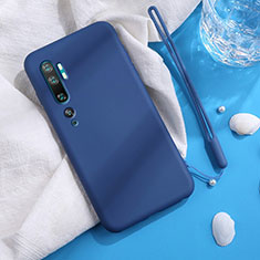 Ultra-thin Silicone Gel Soft Case 360 Degrees Cover C06 for Xiaomi Mi Note 10 Pro Blue