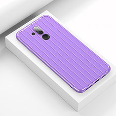 Ultra-thin Silicone Gel Soft Case 360 Degrees Cover C07 for Huawei Mate 20 Lite Purple