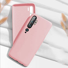 Ultra-thin Silicone Gel Soft Case 360 Degrees Cover C07 for Xiaomi Mi Note 10 Pro Pink